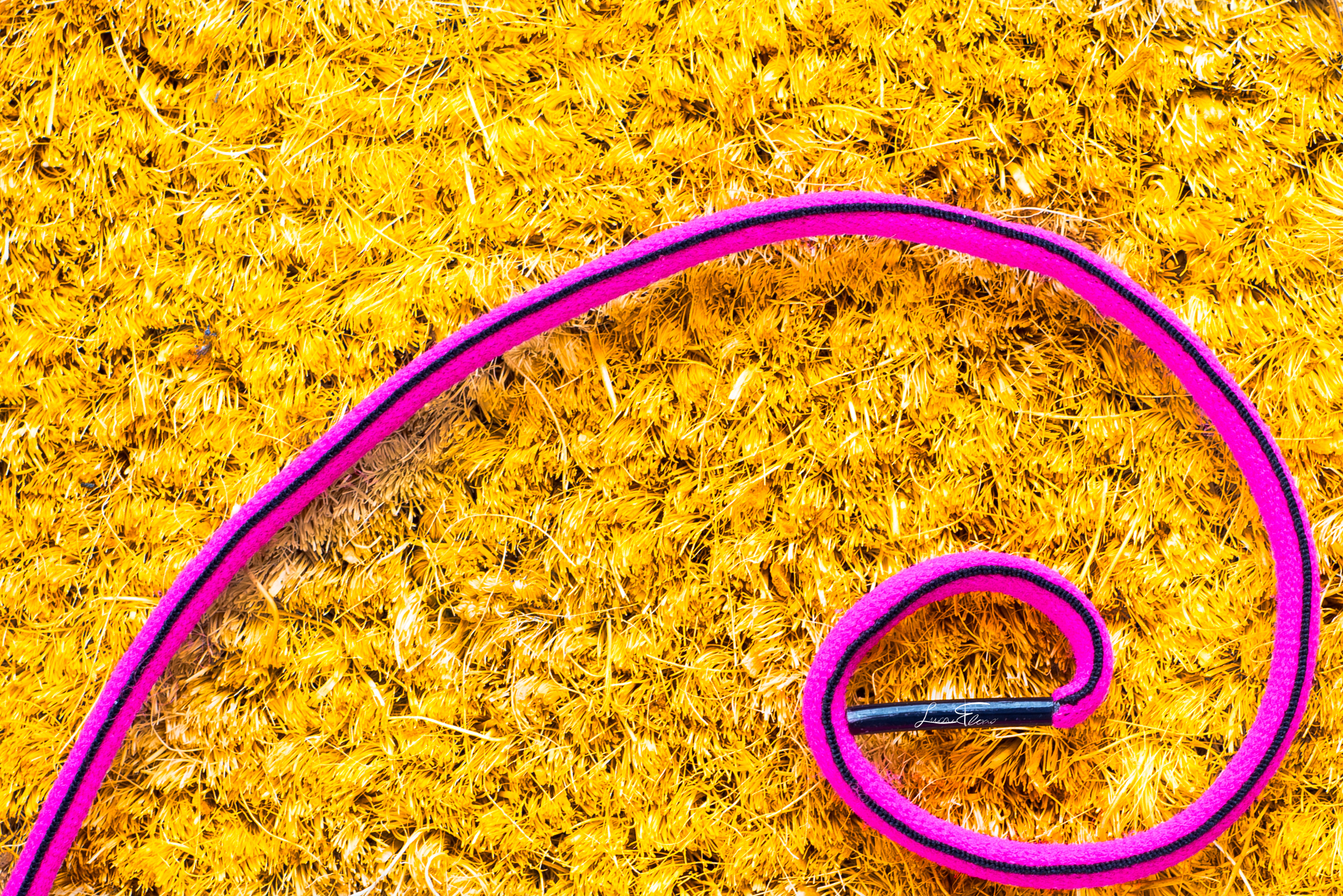 An abstract photo of an apostrophe